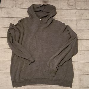 Grey Bella + Canvas Men's Sponge Fleece Hoodie 2X